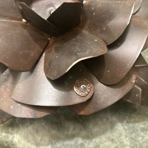 Jan Barboglio Dark Iron Floral Sculpture